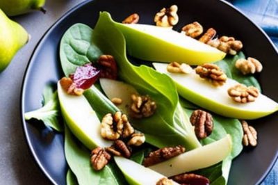 Endive, Pear and Walnut Salad