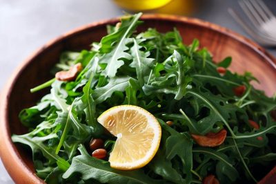 Arugula Salad with Lemon Vinaigrette