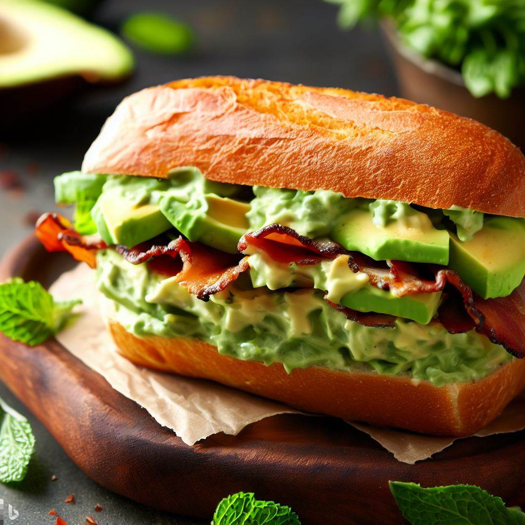 Avocado BLT Sandwich with Herb Mayo