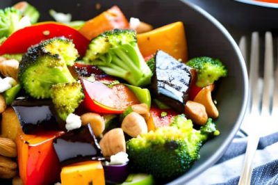 Balsamic Roasted Vegetable Salad