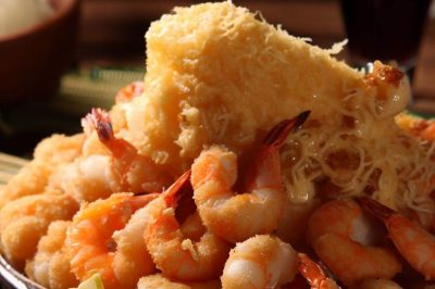 Brazilian Fried Shrimp with Cheese