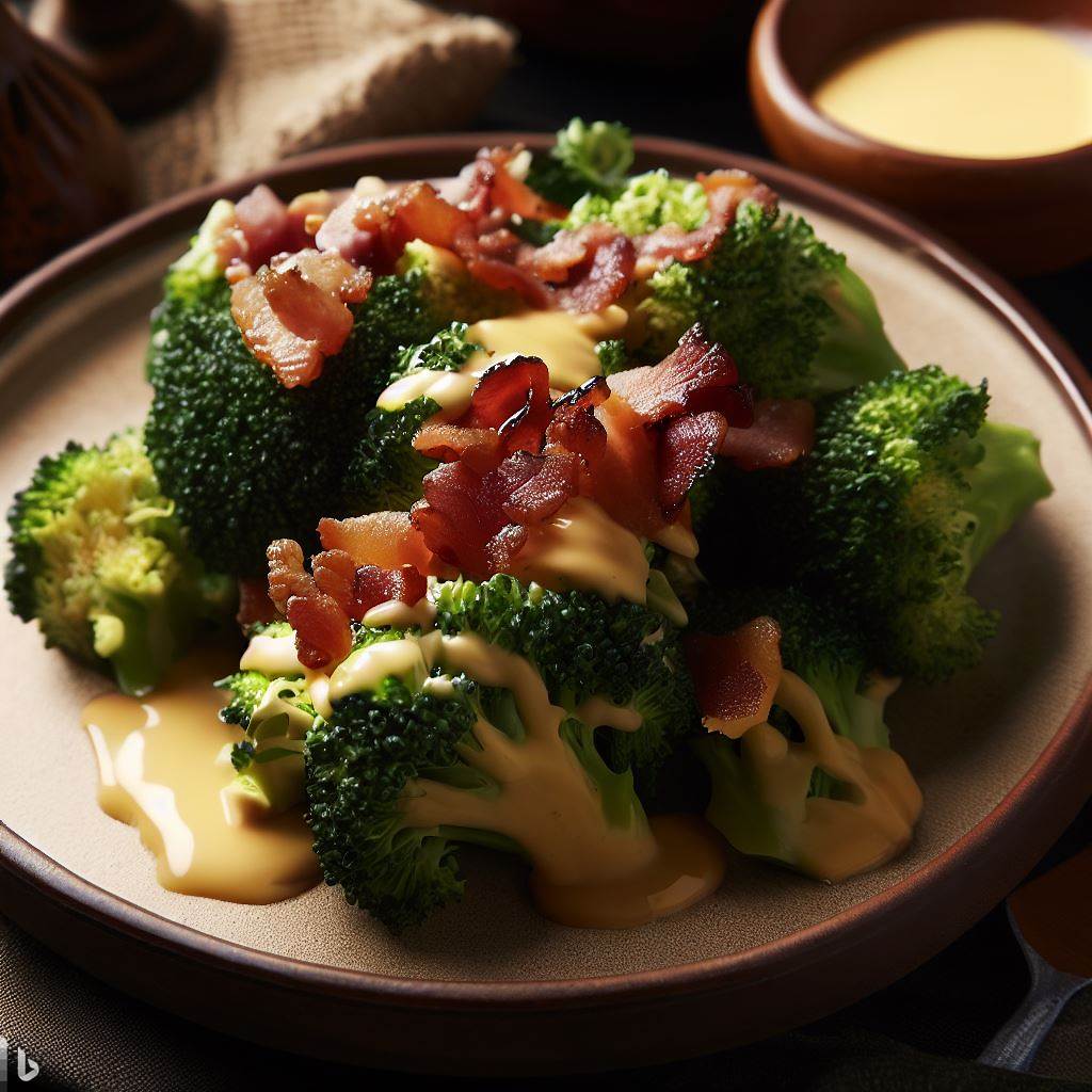 Broccoli and Bacon Salad with Honey Mustard Dressing