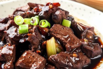 Chinese Beef with Black Pepper Sauce