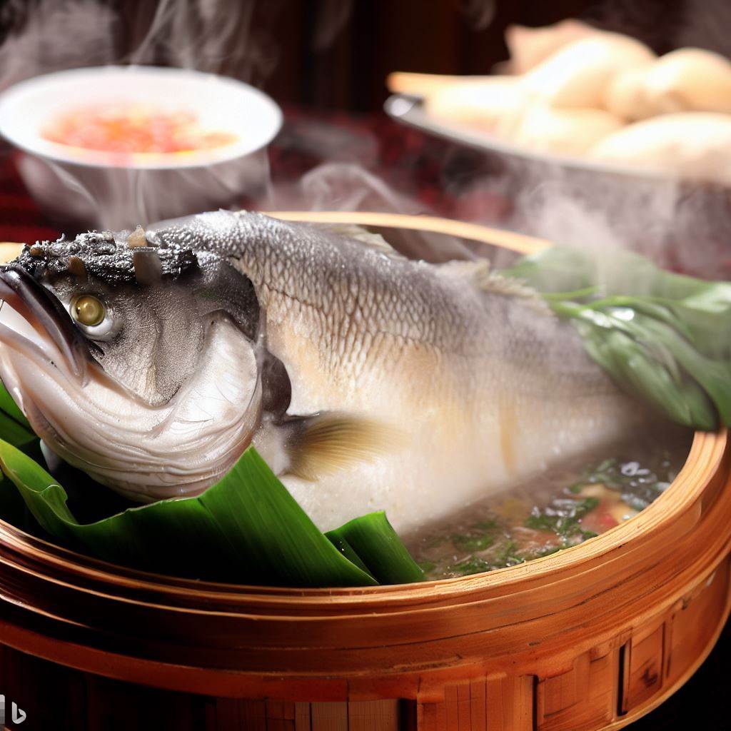 Chinese Steamed Sea Bass
