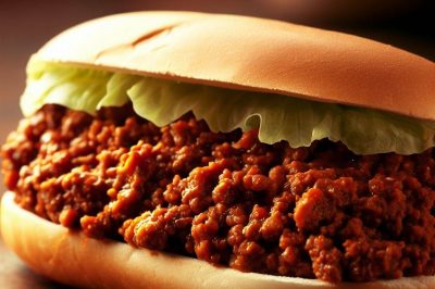 Classic Sloppy Joe Sandwich