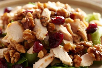 Cranberry Walnut Chicken Salad