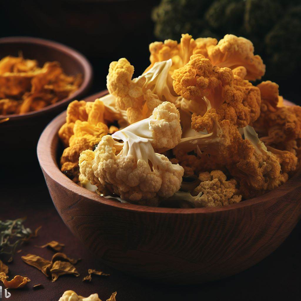 Dehydrated Cauliflower with Turmeric and Cumin