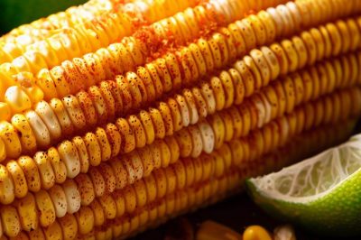 Dehydrated Corn on the Cob with Chili Lime Seasoning