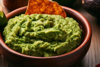 Dehydrated Guacamole with Avocado and Lime Juice