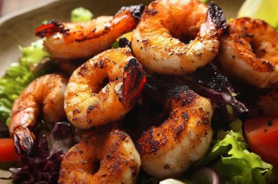 Delicious Blackened Shrimp Salad