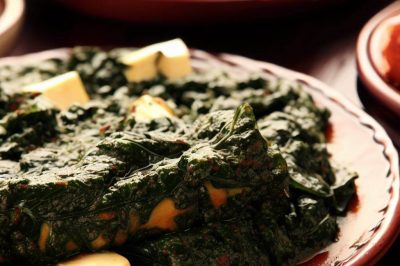 Delicious Palak Paneer for One