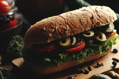 Delicious Veggie Sandwich