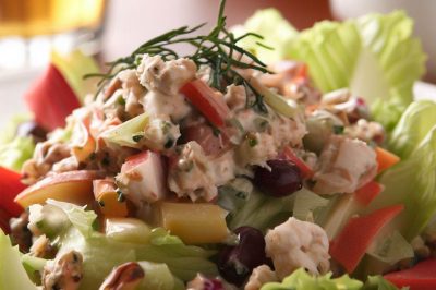 Delicious Waldorf Crab Salad