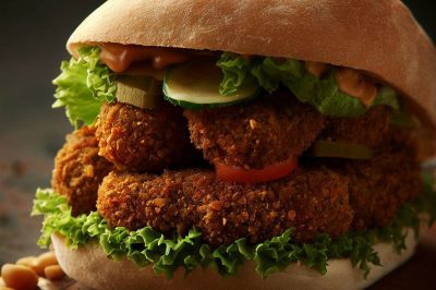 Easy Falafel Sandwich