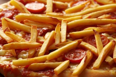 French Fry Pizza