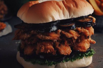 Fried Eggplant Sandwich