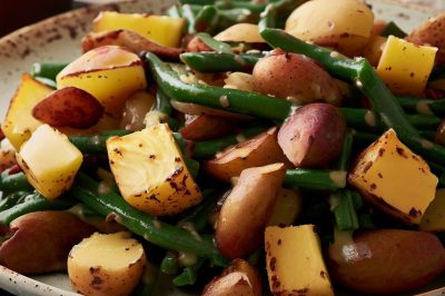 Green Bean and Cherry Tomato Salad with Balsamic Vinaigrette