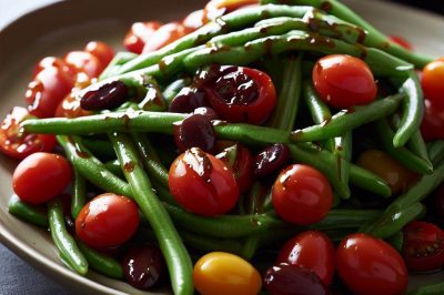 Green Bean and Roasted Potato Salad with Mustard Vinaigrette