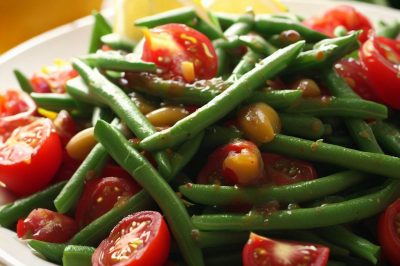 Green Bean and Tomato Salad with Lemon Vinaigrette