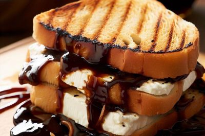 Grilled Cheese with Balsamic-Glazed Onion and Goat Cheese