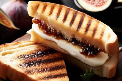 Grilled Cheese with Fig Jam and Goat Cheese