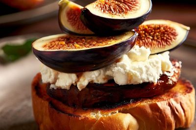 Grilled Cheese with Figs and Goat Cheese on Brioche