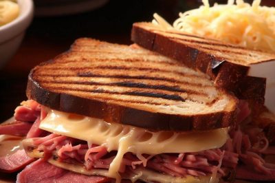 Grilled Cheese with Pastrami and Sauerkraut