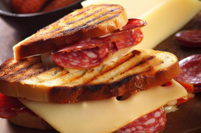 Grilled Cheese with Salami and Provolone