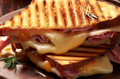 Grilled Cheese with Smoked Ham and Gruyere