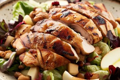 Grilled Chicken and Apple Waldorf Salad
