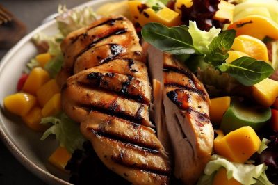 Grilled Chicken and Mango Salad Waldorf
