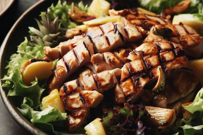 Grilled Chicken and Pineapple Salad