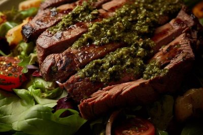 Grilled Chimichurri Steak Salad