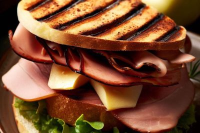 Grilled Ham and Apple Sandwich