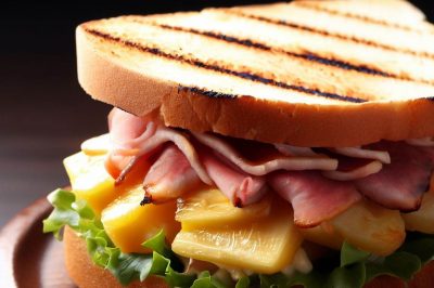 Grilled Ham and Pineapple Sandwich