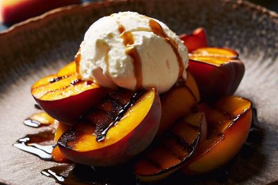 Grilled Peach and Burrata Salad