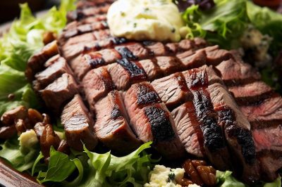 Grilled Steak and Blue Cheese Salad