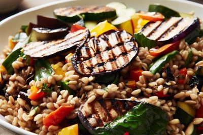 Grilled Vegetable and Farro Salad
