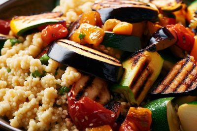 Grilled Vegetable and Israeli Couscous Salad