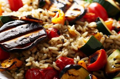 Grilled Vegetable and Orzo Salad