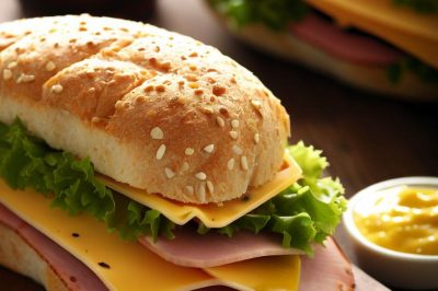 Ham and Gouda Sandwich with Dijon Mustard