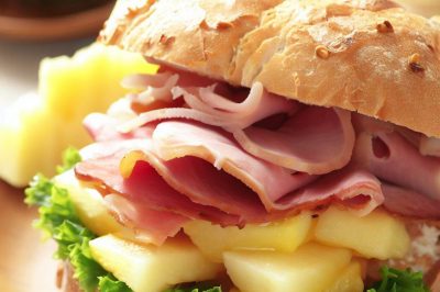 Ham and Pineapple Sandwich