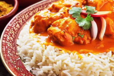 Indian Butter Chicken with Rice