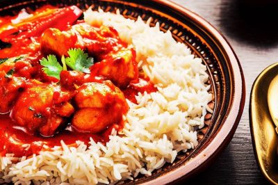 Indian Chicken Jalfrezi with Rice