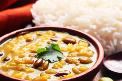 Indian Masoor Dal with Rice