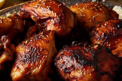 Israeli Grilled Chicken Thighs with Spices
