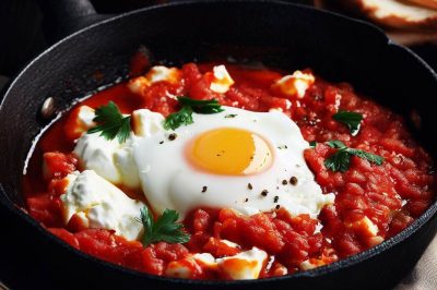 Israeli Shakshuka with Feta