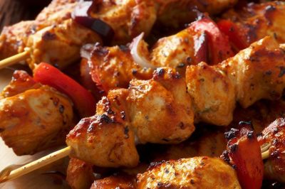 Israeli Spiced Chicken Skewers