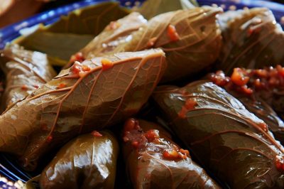 Israeli Stuffed Grape Leaves