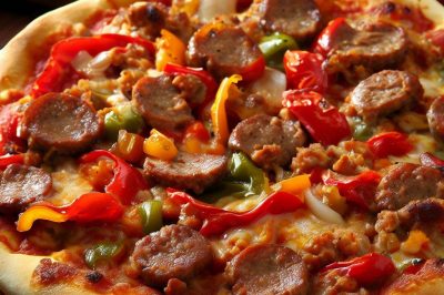 Italian Sausage and Peppers Pizza
